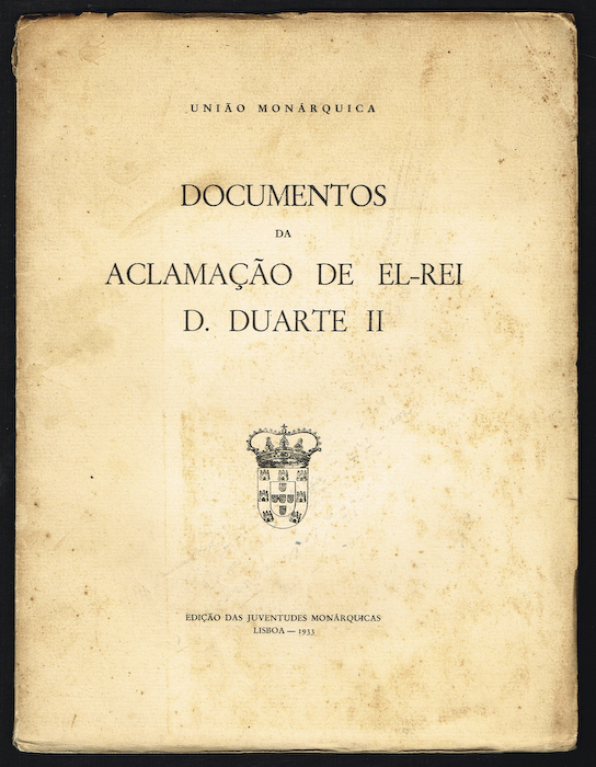 DOCUMENTOS DA ACLAMAO DE EL-REI D. DUARTE II